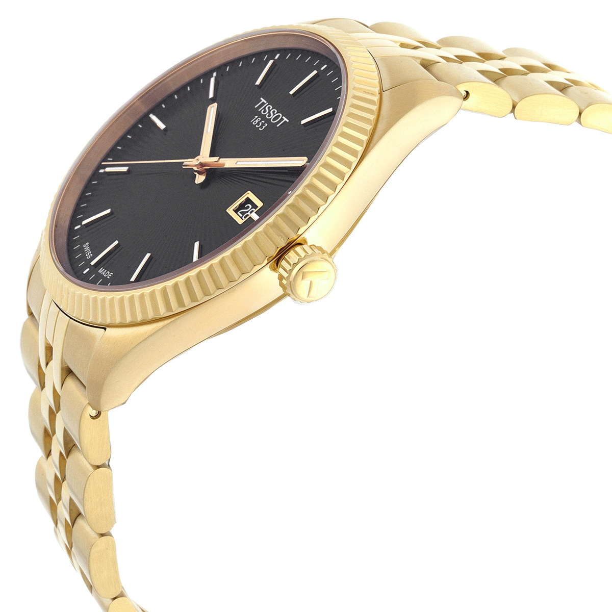 tissot ballade quartz black dial men's watch t1564103305100 tissot ballade quartz black dial men's watch t1564103305100