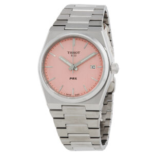 tissot t classic quartz pink dial ladies watch t1372101133100