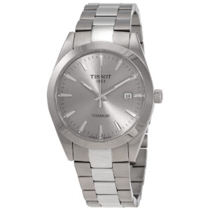 Витрина tissot t classic titanium quartz grey dial men's watch t127.410.44.081.00