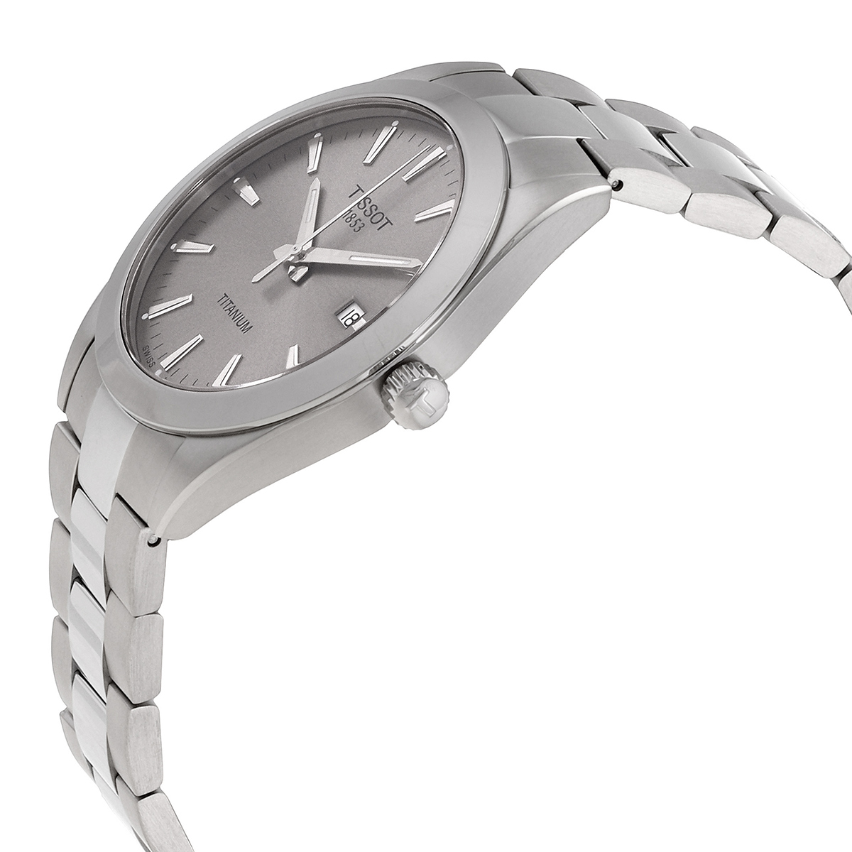 tissot t classic titanium quartz grey dial men's watch t127.410.44.081.00 tissot t classic titanium quartz grey dial men's watch t127.410.44.081.00