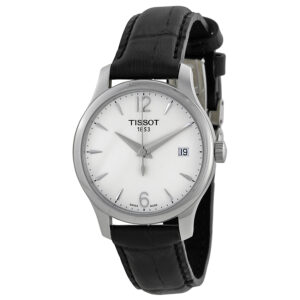 tissot t classic tradition silver dial ladies watch t0632101603700