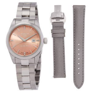 tissot t my lady automatic diamond pink dial watch t1320071133600