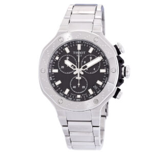 Витрина tissot t race chronograph quartz black dial men's watch t141.417.11.051.01
