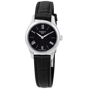 tissot tradition 5.5 black dial ladies watch t0630091605800