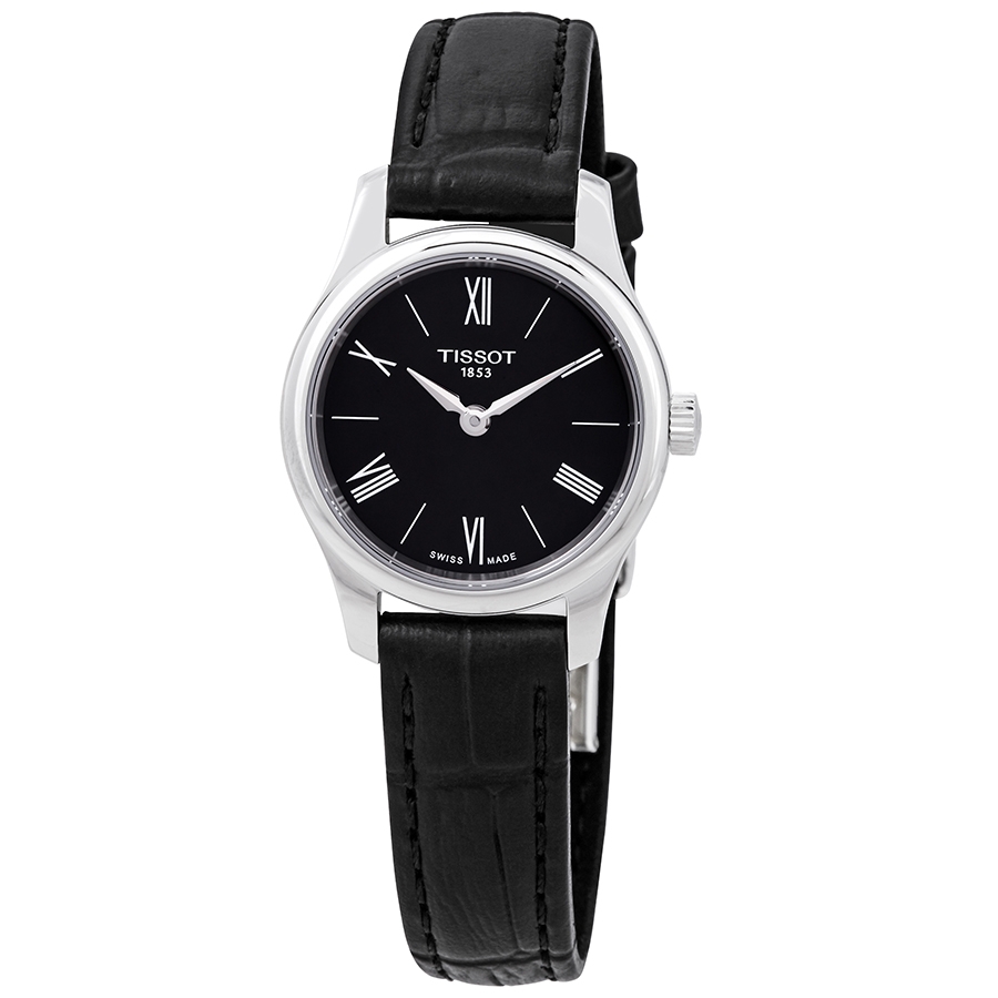 tissot tradition 5.5 black dial ladies watch t0630091605800 tissot tradition 5.5 black dial ladies watch t0630091605800
