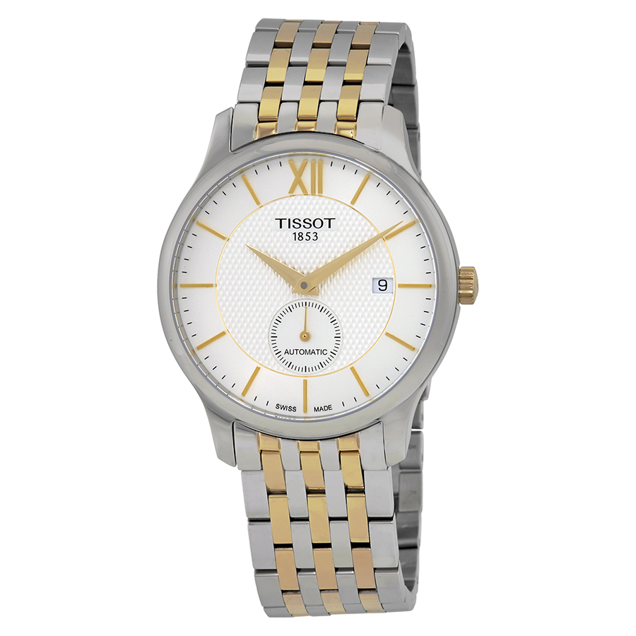 tissot tradition automatic silver dial men's watch t063.428.22.038.00 tissot tradition automatic silver dial men's watch t063.428.22.038.00