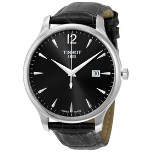 tissot tradition grey dial dark ladies watch t0636101608700