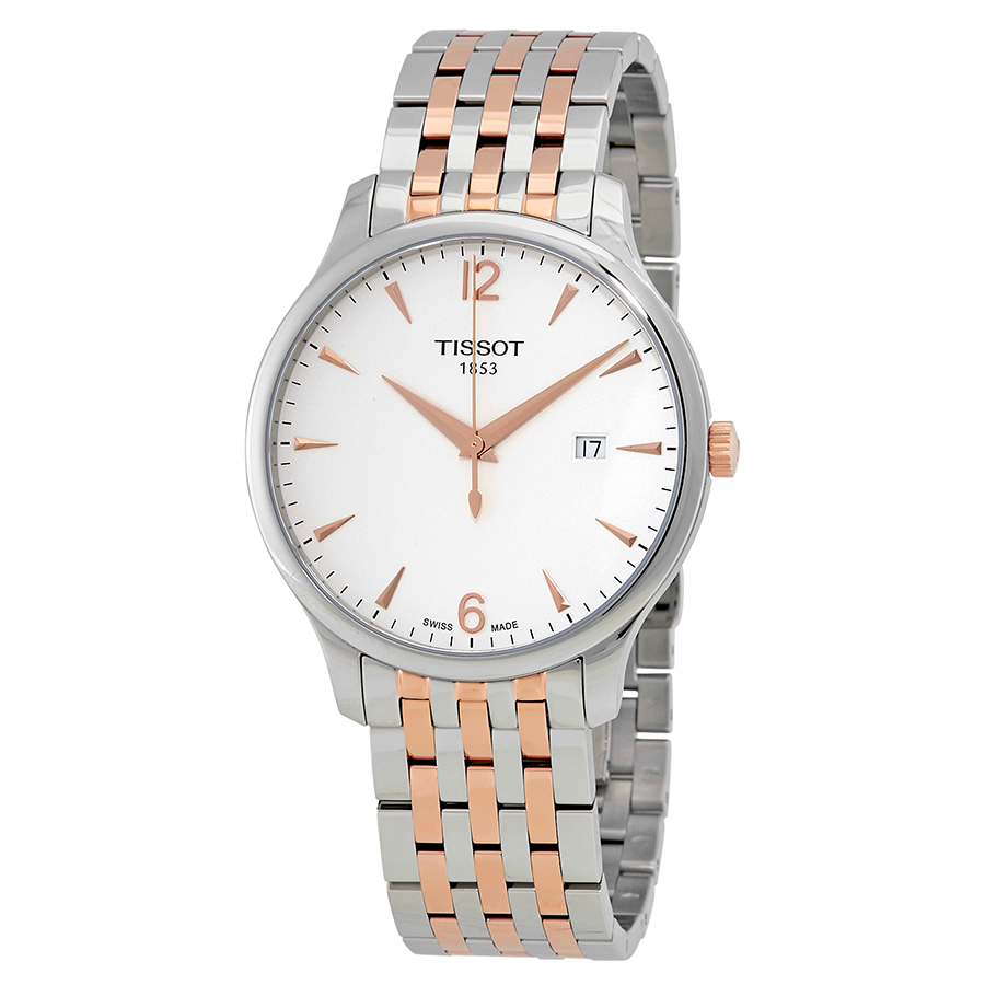 tissot tradition silver dial men's watch t063.610.22.037.01 tissot tradition silver dial men's watch t063.610.22.037.01