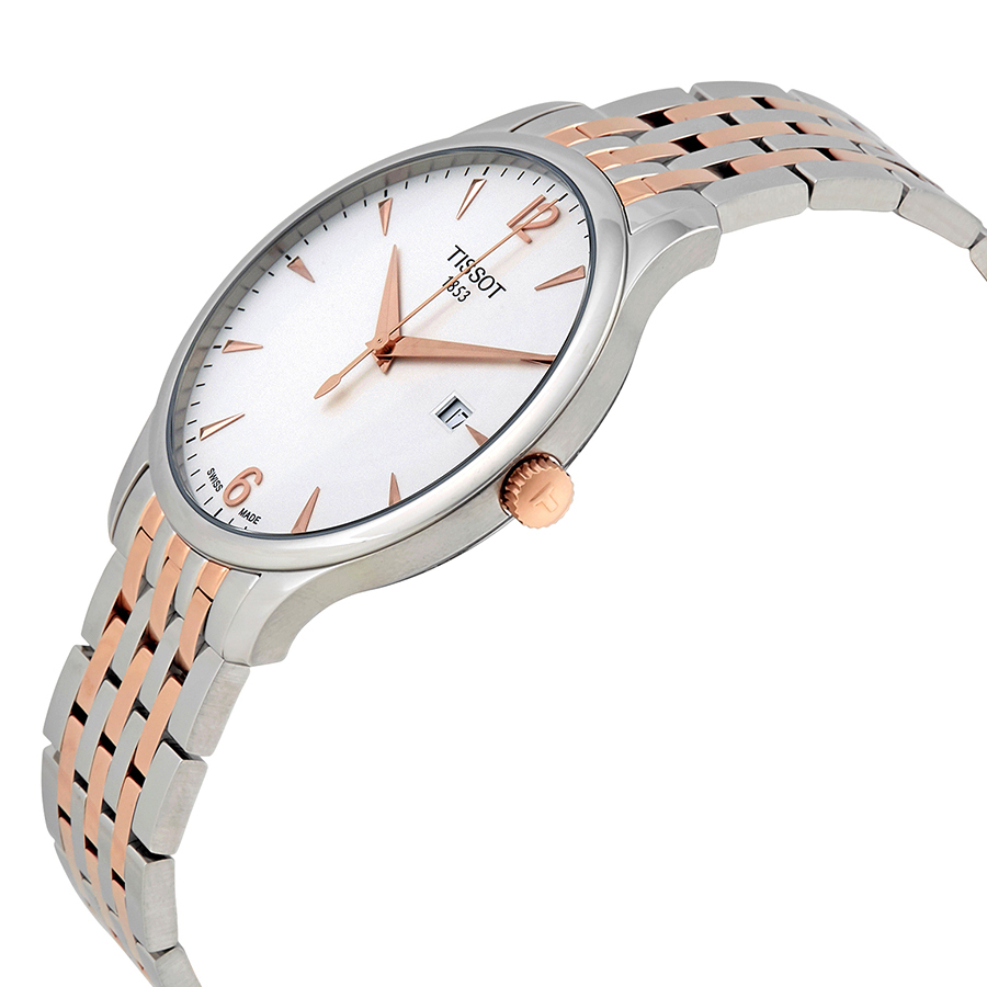 tissot tradition silver dial men's watch t063.610.22.037.01 tissot tradition silver dial men's watch t063.610.22.037.01