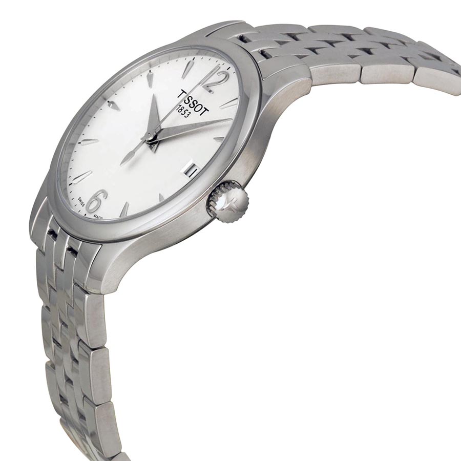 tissot tradition silver dial ladies watch t0632101103700 tissot tradition silver dial ladies watch t0632101103700