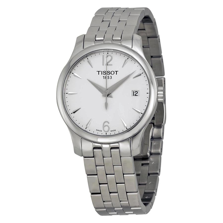tissot tradition silver dial ladies watch t0632101103700 tissot tradition silver dial ladies watch t0632101103700