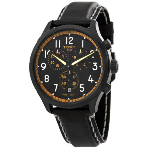 tissot t sport chronograph quartz black dial men's watch t116.617.36.052.02
