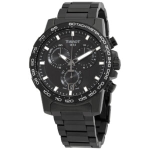 Витрина tissot t sport chronograph quartz black dial men's watch t125.617.33.051.00
