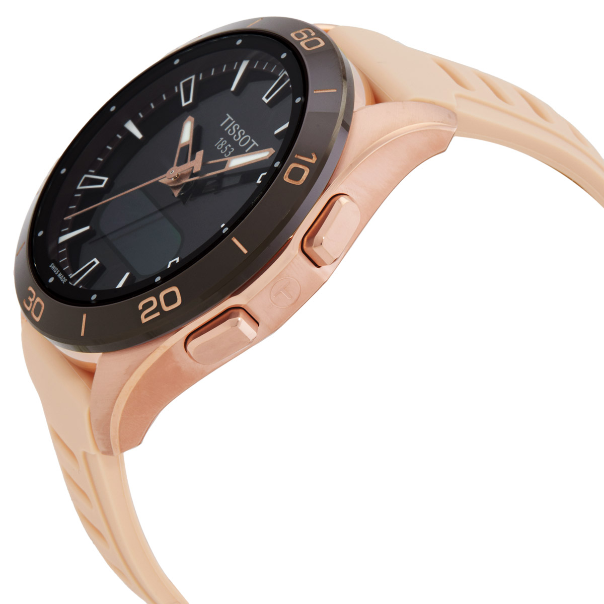 tissot t touch connect quartz black dial men's watch t1534204705105 tissot t touch connect quartz black dial men's watch t1534204705105