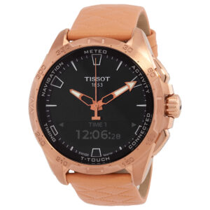 Витрина tissot t touch connect solar perpetual alarm quartz analog digital black dial men's watch t1214204605100