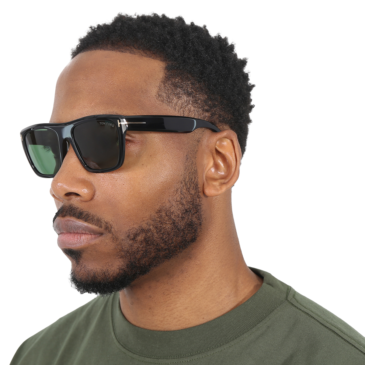 tom ford alberto green browline men's sunglasses ft1077 01n 55 tom ford alberto green browline men's sunglasses ft1077 01n 55