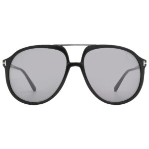 Витрина tom ford archie smoke mirror pilot men's sunglasses ft1079 01c 58