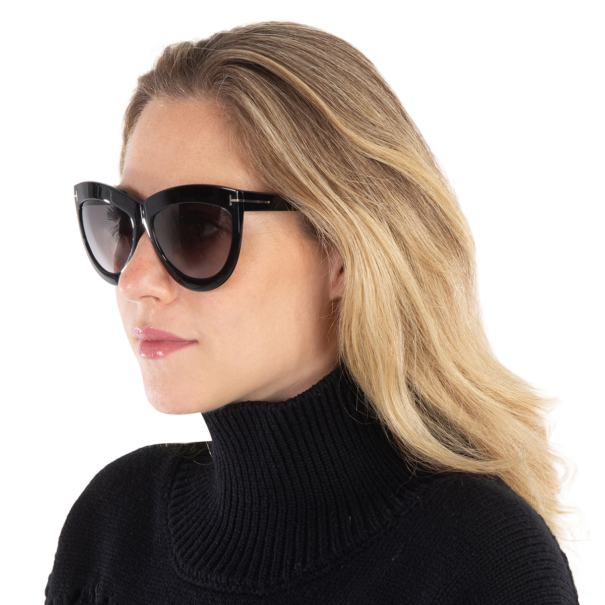 tom ford doris smoke gradient cat eye ladies sunglasses ft1112 01b 59 tom ford doris smoke gradient cat eye ladies sunglasses ft1112 01b 59