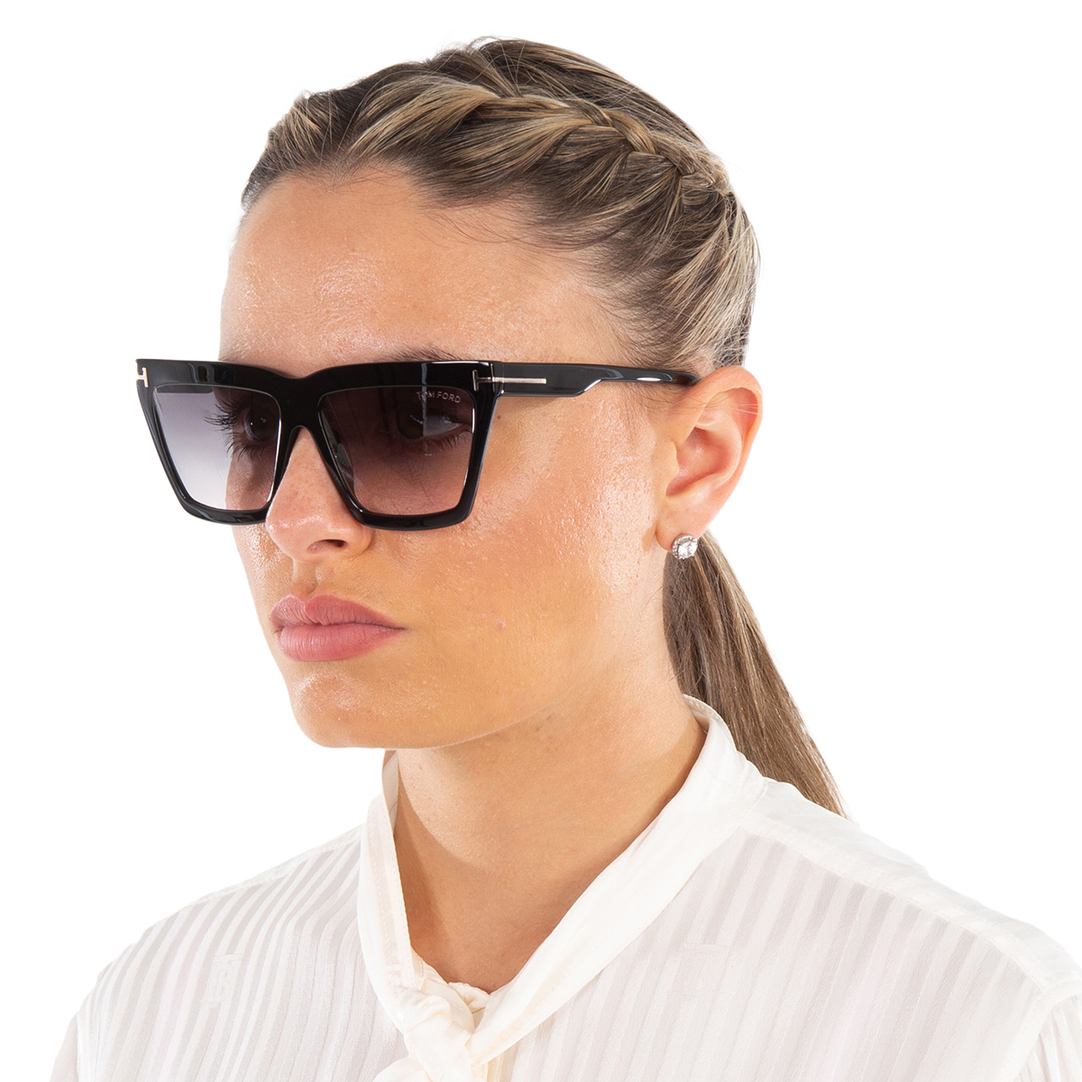 tom ford eden smoke gradient geometric ladies sunglasses ft1110 01b 56 tom ford eden smoke gradient geometric ladies sunglasses ft1110 01b 56