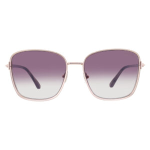 Home tom ford fern pink gradient square ladies sunglasses ft1029 28z 57