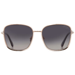 Home tom ford fern polarized smoke square ladies sunglasses ft1029 28d 57