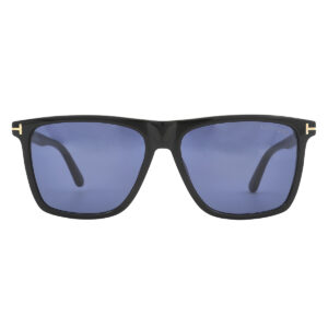 Витрина tom ford fletcher blue square men's sunglasses ft0832 01v 57