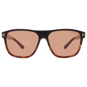 tom ford frances brown square men's sunglasses ft1081 05e 58