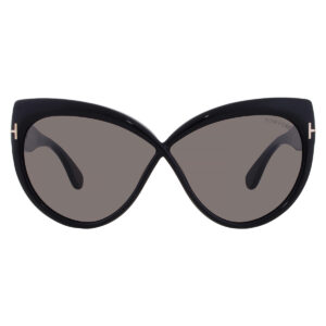 Home tom ford grey smoke butterfly ladies sunglasses ft1196 01a 65