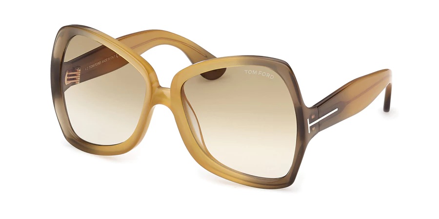 tom ford jerry brown gradient horn ladies sunglasses ft1222 41f 60 tom ford jerry brown gradient horn ladies sunglasses ft1222 41f 60