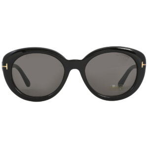 Витрина tom ford lily smoke oval ladies sunglasses ft1009 01a 55