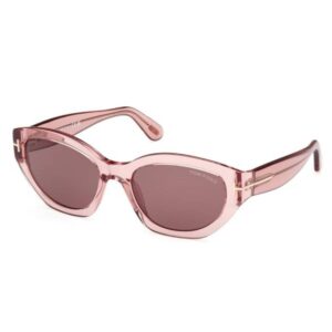 Home tom ford penny light pink cat eye ladies sunglasses ft1086 72e 55