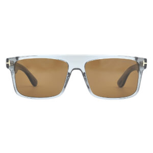 tom ford philippe brown browline men's sunglasses ft0999 20e 58