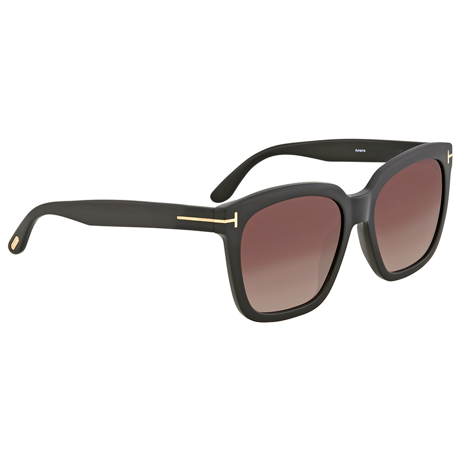 tom ford amarra red gradient square ladies sunglasses ft0502 01t 55 tom ford amarra red gradient square ladies sunglasses ft0502 01t 55