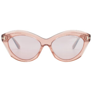 Home tom ford toni violet gradient mirror cat eye ladies sunglasses ft1111 72z 55