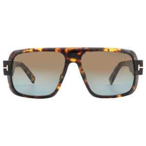 tom ford turner brown gradient navigator men's sunglasses ft1101 52f 58