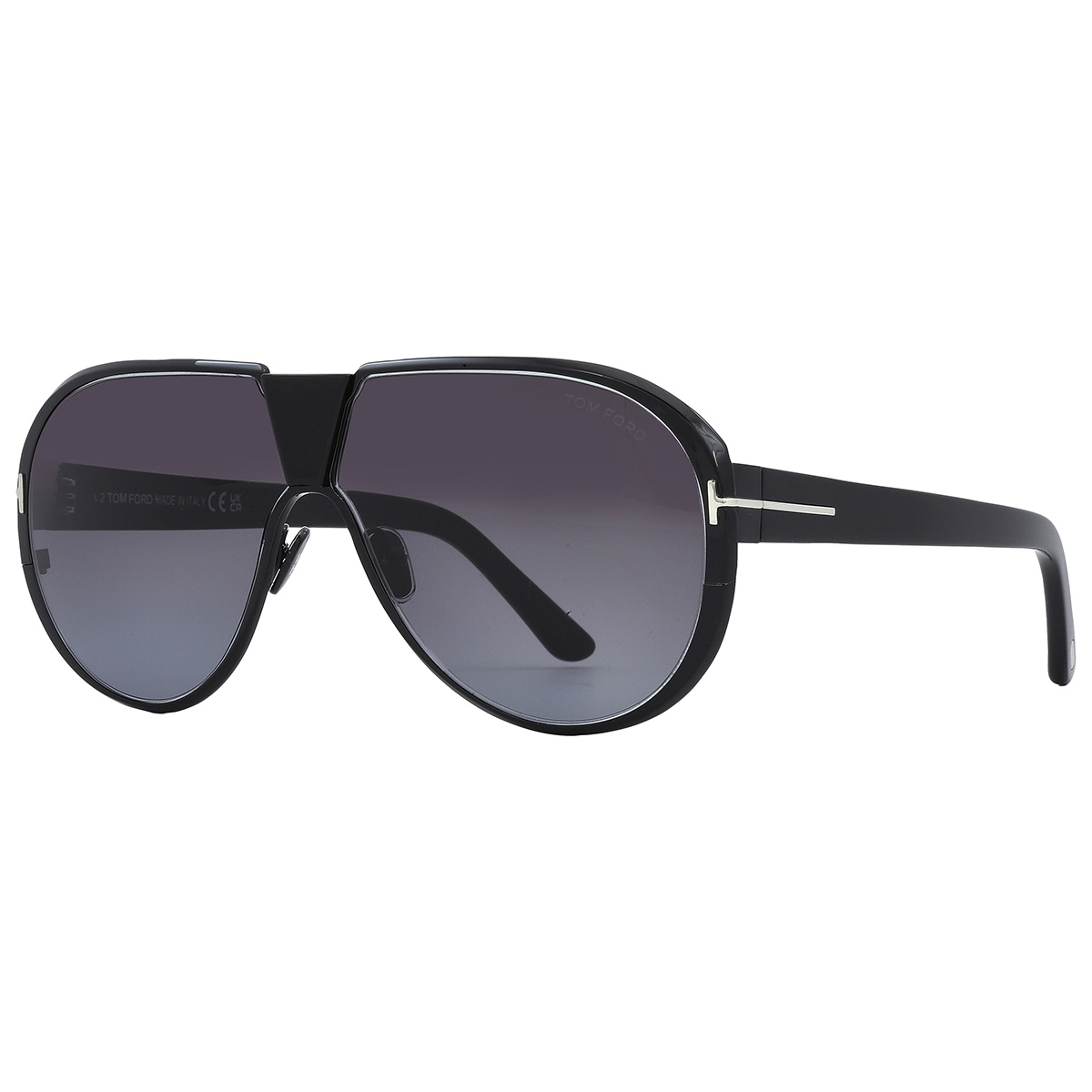 tom ford vincenzo smoke gradient pilot men's sunglasses ft1072 01b 64 tom ford vincenzo smoke gradient pilot men's sunglasses ft1072 01b 64