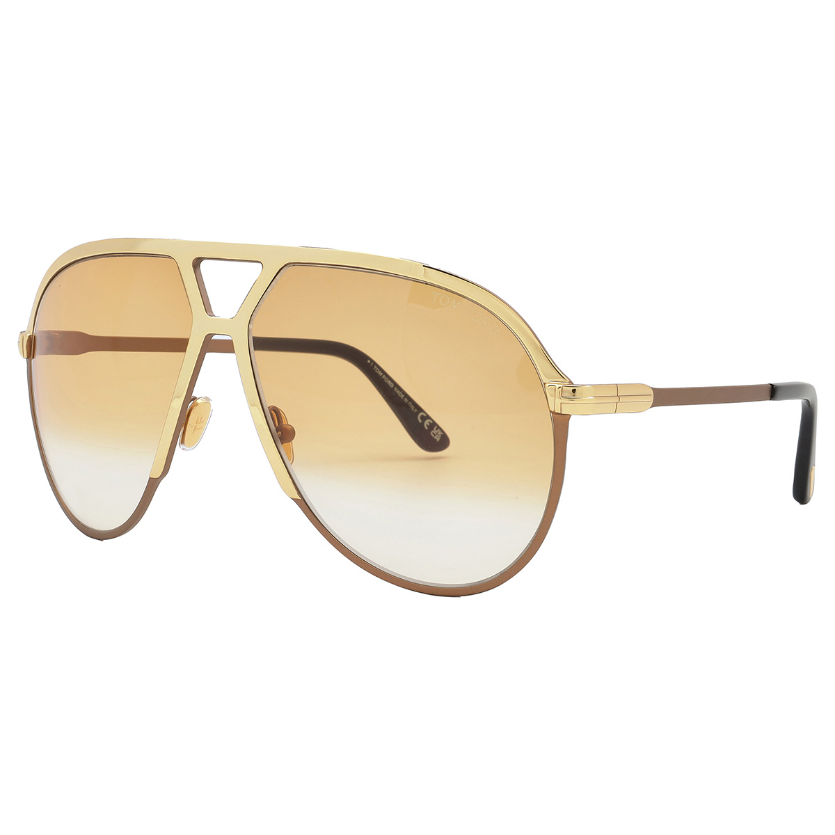 tom ford xavier brown gradient pilot men's sunglasses ft1060 30f 64 tom ford xavier brown gradient pilot men's sunglasses ft1060 30f 64