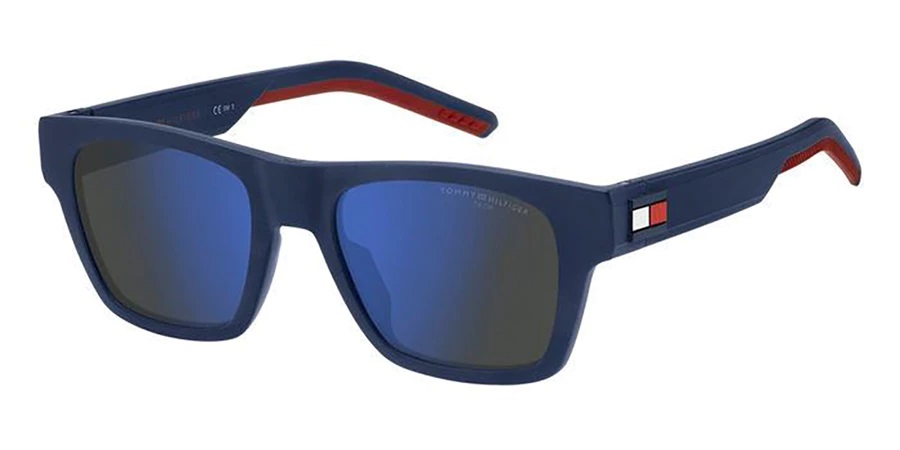 tommy hilfiger blue multilayer square men's sunglasses th 1975/s 0fll/zs 51 tommy hilfiger blue multilayer square men's sunglasses th 1975/s 0fll/zs 51