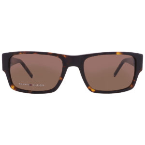 tommy hilfiger brown rectangular men's sunglasses th 2017/s 0086/70 56