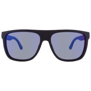 tommy hilfiger grey blue mirror square men's sunglasses th 1277/s 0fb1/23 57