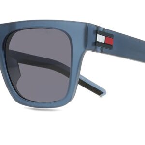 tommy hilfiger grey browline men's sunglasses th 1976/s 0fll/ir 52