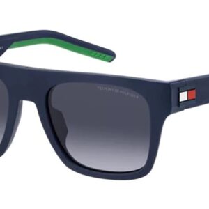tommy hilfiger grey shaded browline men's sunglasses th 1976/s 0fll/9o 52
