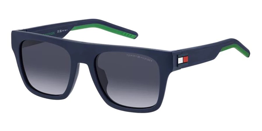tommy hilfiger grey shaded browline men's sunglasses th 1976/s 0fll/9o 52 tommy hilfiger grey shaded browline men's sunglasses th 1976/s 0fll/9o 52