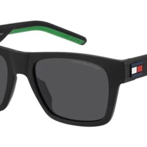 tommy hilfiger grey square men's sunglasses th 1975/s 03ol/ir 54