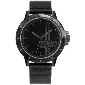 tommy hilfiger houston black dial men's watch 1791923