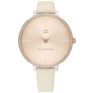 tommy hilfiger kelly crystal rose gold tone dial ladies watch 1782111