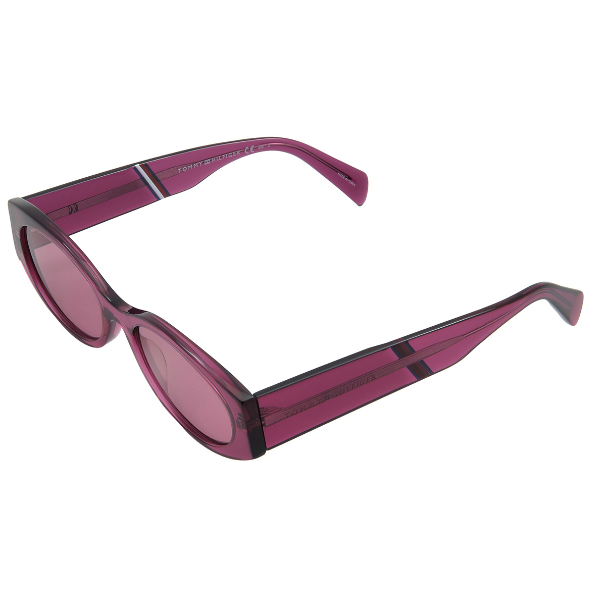 tommy hilfiger purple oval ladies sunglasses th 1659/s 0b3v/u1 54 tommy hilfiger purple oval ladies sunglasses th 1659/s 0b3v/u1 54