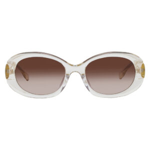 tory burch brown gradient oval ladies sunglasses ty7214u 195213 53