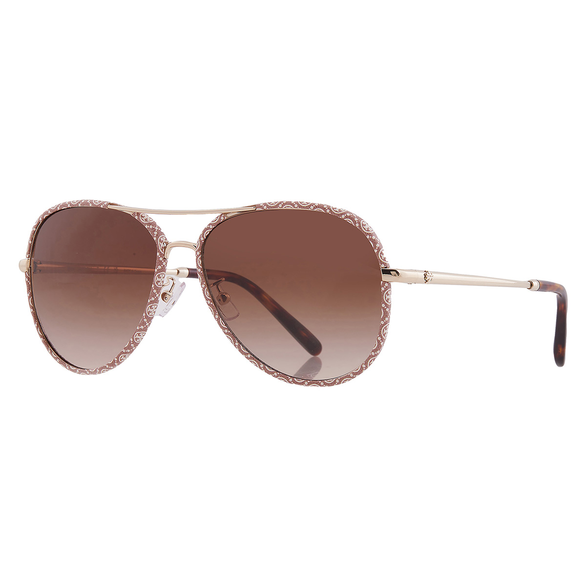 tory burch brown gradient pilot ladies sunglasses ty6114 336013 58 tory burch brown gradient pilot ladies sunglasses ty6114 336013 58