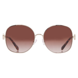tory burch brown gradient round ladies sunglasses ty6112 334613 56
